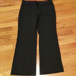Black Pinstripe Pants